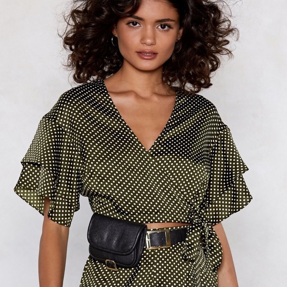 Nasty Gal Other - Nasty Gal Crop Top + Shorts Co-ord Set